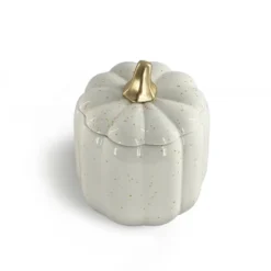 Novelty Ceramic Bowl With Lid White - Bullseye's Playground™