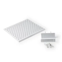 Peg Board Organizer With Accessories White - Bullseye's Playground™ -Home Decor Discounts GUEST 0b7d2c51 394a 42d4 9104 cfa29efa644b