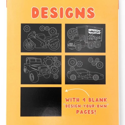 Scratch Art Book Vehicles Craft Activity Kit - Bullseye's Playground™ 4 Scratch Art Book Vehicles Craft Activity Kit - Bullseye's Playground™ - Image 2