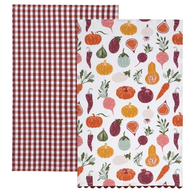 2pk Dishtowels Fall Veggies - Bullseye's Playground™ 7 2pk Dishtowels Fall Veggies - Bullseye's Playground™ - Image 5