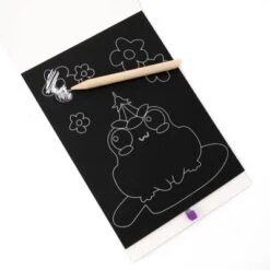 Scratch Art Book Animals Craft Activity Kit - Bullseye's Playground™