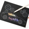 Scratch Art Book Vehicles Craft Activity Kit - Bullseye's Playground™