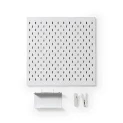 Peg Board Organizer With Accessories White - Bullseye's Playground™ -Home Decor Discounts GUEST 4c7a7094 f411 41b5 a1ae e47bf5e535c4