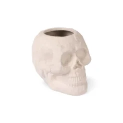 Terracotta Skull Vessels White - Bullseye's Playground™