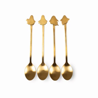 4pk Novelty Stir Spoons Ghost - Bullseye's Playground™ 5 4pk Novelty Stir Spoons Ghost - Bullseye's Playground™ - Image 3