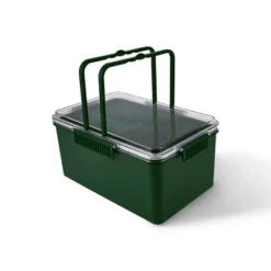 Food Storage With Lid Rectangle Green - Bullseye's Playground™