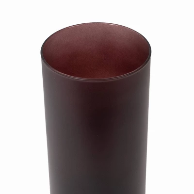 Glass Vase Frosted Mocha - Bullseye's Playground™ 4 Glass Vase Frosted Mocha - Bullseye's Playground™ - Image 2