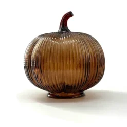 Glass LED Pumpkins Brown - Bullseye's Playground™ -Home Decor Discounts GUEST 9031d52f 62ab 4279 b778 74f6a510aa6f