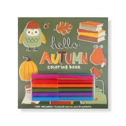 Kids' Coloring Book With Markers Autumn - Bullseye's Playground™ -Home Decor Discounts GUEST c75293f5 11fa 4082 a2ba e7f4ee66bcfd