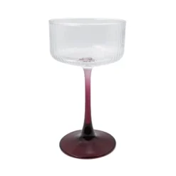 8.2 Fl Oz Ribbed Coupe Glasses Maroon - Bullseye's Playground™ -Home Decor Discounts GUEST c88c36f8 f336 45bf 967d 3b992bc24d8f
