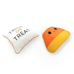 2pk Mini Decor Pillows Candy Corn And Treat Or Trick - Bullseye's Playground™