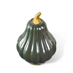 Glass Iridescent Pumpkins Green - Bullseye's Playground™