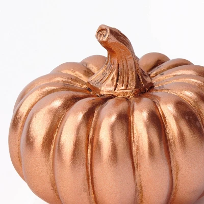 Resin Pumpkins Wide - Bullseye's Playground™ 4 Resin Pumpkins Wide - Bullseye's Playground™ - Image 2