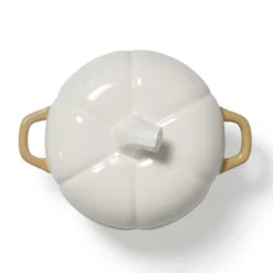 Ceramic Cocotte White - Bullseye's Playground™ -Home Decor Discounts GUEST f01af535 cd76 4923 8864 efaeb9f02f3f